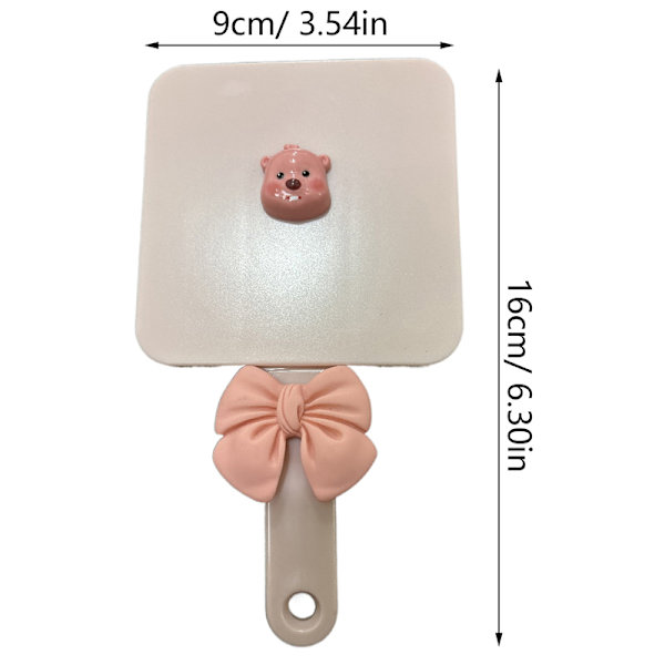 Sarjakuva Loopy Meikkispeili Kampakahvalla Peili Tyttö Kosmetiikka onesize