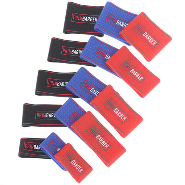 1 kpl Liukumaton parturi Clipper Grip Bands Sleeve Hiustenleikkuri Hold Blue 70*31mm
