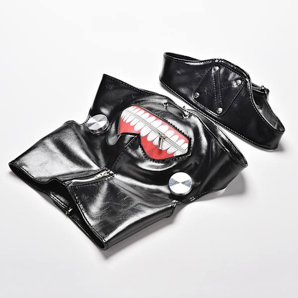 1 stk. Anime Cosplay Maske til Tokyo Ghoul Kaneki Ken Justerbar