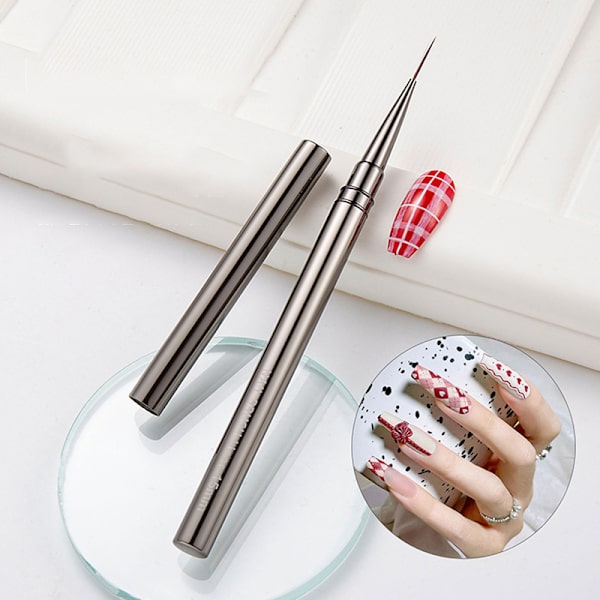 Nail Art Brushes Liner Detailer Striping Brush Gel Polish Manic 9MM