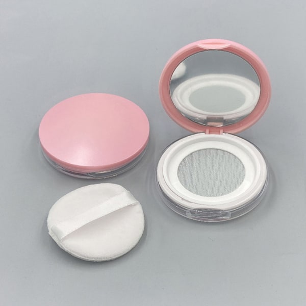 3g Ultratynn Tom Løs Powder Box Pot Makeup Krukke Sifter Forts Pink