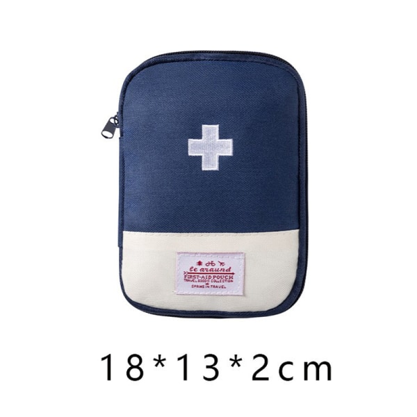 e Mini bærbar medicintaske Førstehjælpskasse Førstehjælpskasse Stora blue L
