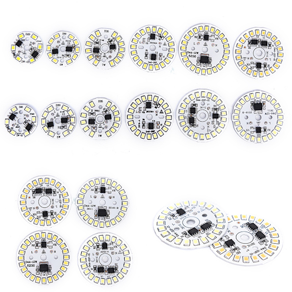 LED-lampa Patch Lamp SMD Plate Circular Module Light Source Plat 3w white