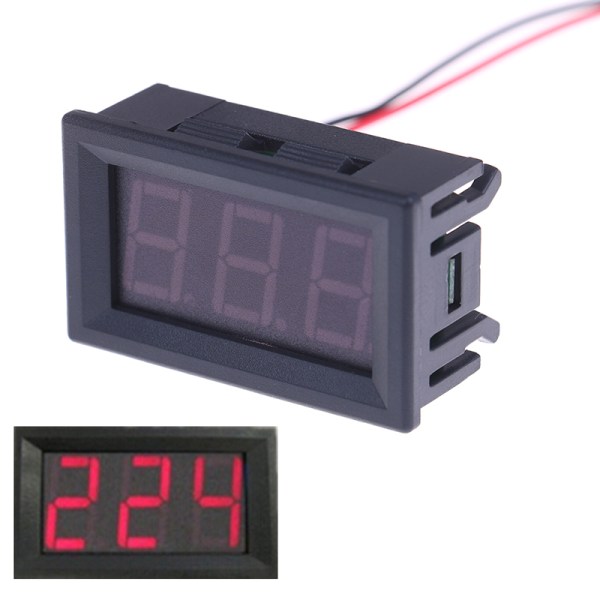 AC 70-500V digital voltmeter LED display 2 leder volt spenning te