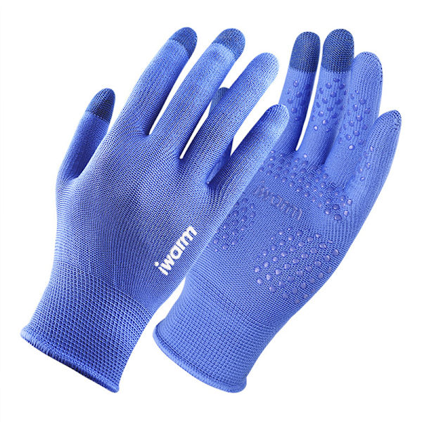 Käsineet Outdoor Liukumaton ratsastushanskat Liukumaton Touch Glove Blue