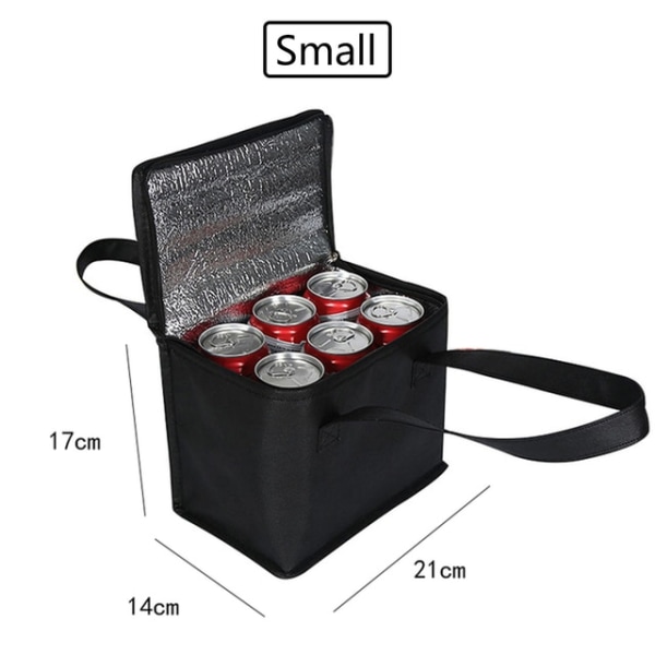 Utomhuskylbox Bärbar thermal kylväska Campin Black Large