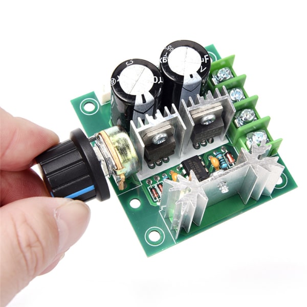 12V~40V 10A PWM DC Motorhastighedskontrolkontakt Controller Volt R