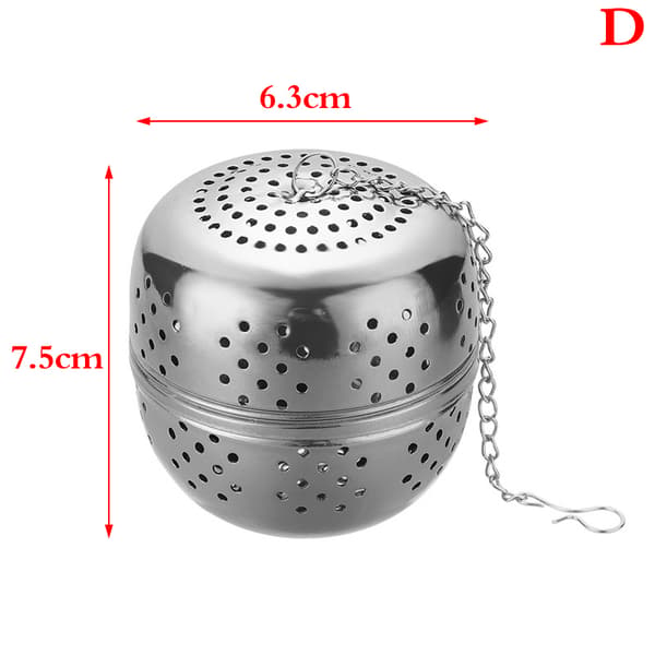 Kugle-tefilter i rustfrit stål, kugle-tefilter, netfilter, si A