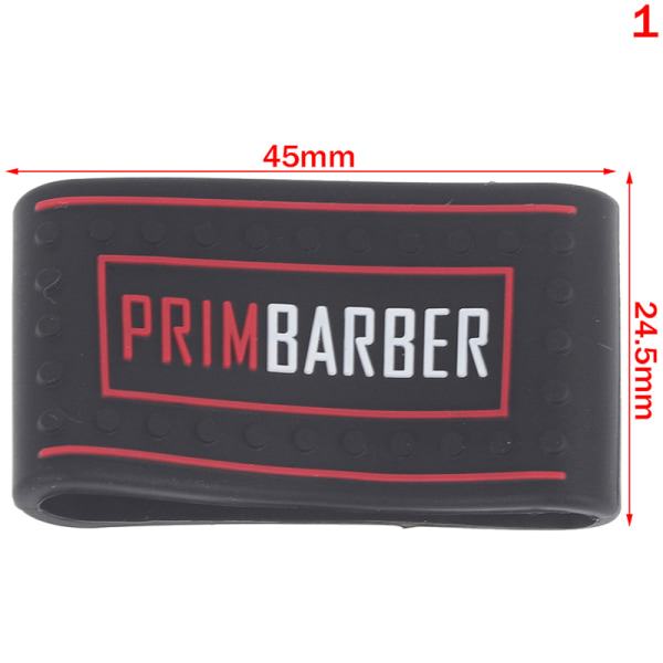 1 Stk Non Slip Barber Clipper Grip Bands Sleeve Hair Clipper Hold Black 45*24.5mm