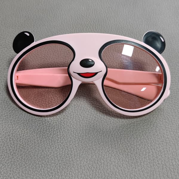 Barnsolglasögon Tecknad Pandaform Mode Solglasögon Tr B