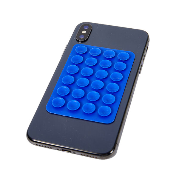 Silikon sugepute for mobiltelefon armatur Sugekopp Bakside Blue