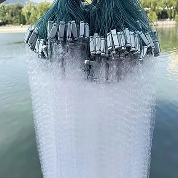 30M Fiske 3-lags Fiskegarn Net Udendørs Fiskegrej Værktøjer 30*1.5M
