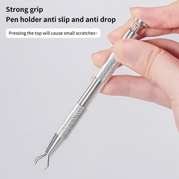 20/50 kpl Beancurd Cube Gradient Nails Sienet Kynsigeeli Taputus Silver Clip