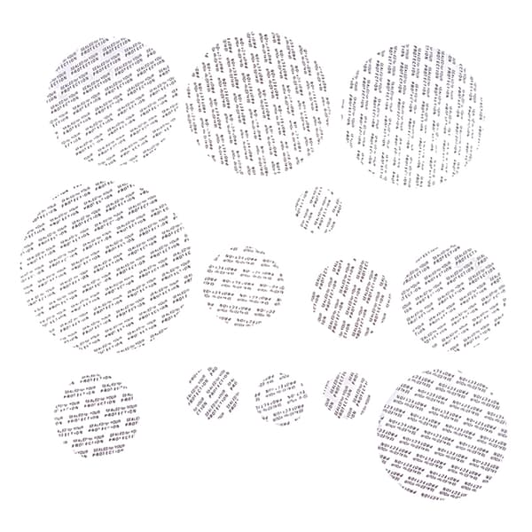 200 stk. trykfølsom forsegling til kosmetikglas og flasker 32mm-200pcs