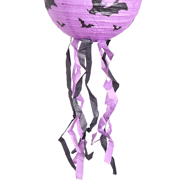 Halloween-paperilyhty kurpitsa hämähäkki pääkallo lepakko ripustettava lyhty B