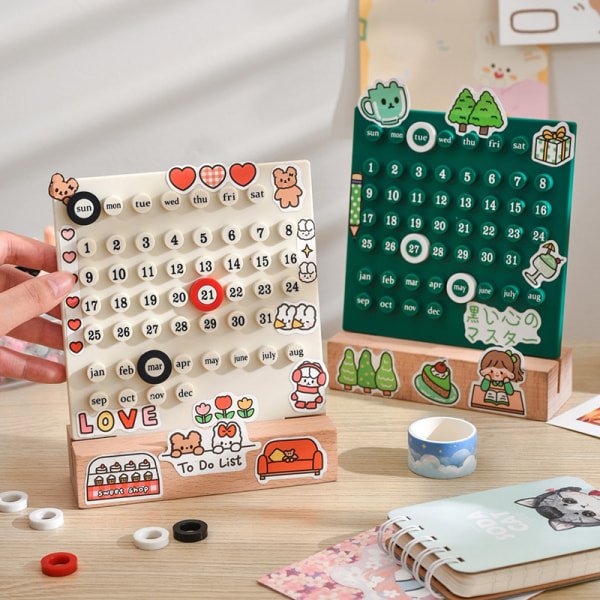 Manuell DIY-loopkalender Blue