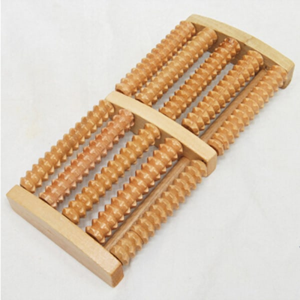 5 Raw Wooden Wood Roller Foot Massager HealthTherapy Relax Mas