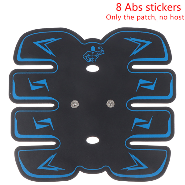 Vibrasjon Magemuskeltrener Kroppsslanking hine Fetttap 8 Abs stickers