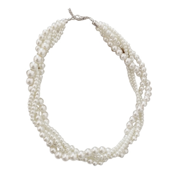 Twining Pearl Choker Halskæder Til Kvinder Geometriske Halskæder Je onesize