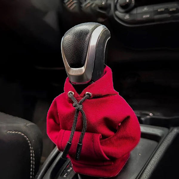 Rolig Gear Shift Knop Hoodie Sweatshirt Tröja Design Car Gear Orange