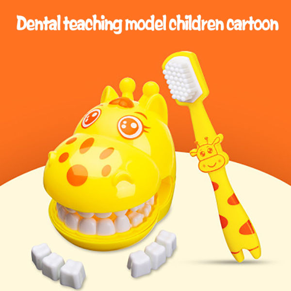 4kpl Kids Pretend Play Toy Dentist Check Model Set Educational one size