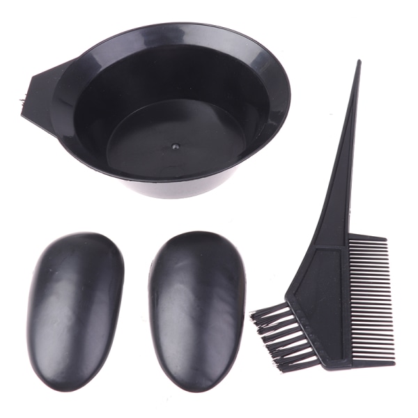 Blandningsskålar för hårfärg med 3 st plasthårverktyg Hårfärgning St One Size