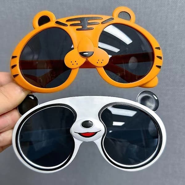 Barnsolglasögon Tecknad Pandaform Mode Solglasögon Tr B
