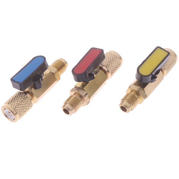 1/4" uros 1/4" naaras SAE suora palloventtiili AC lataus Fo one size