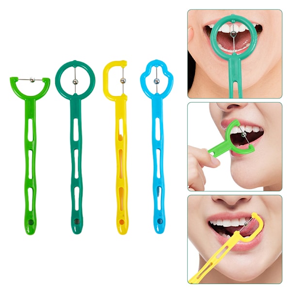 3/4 STK. Tungespids Træner Mund Tungespids Træner Oral Muskl 3PCS