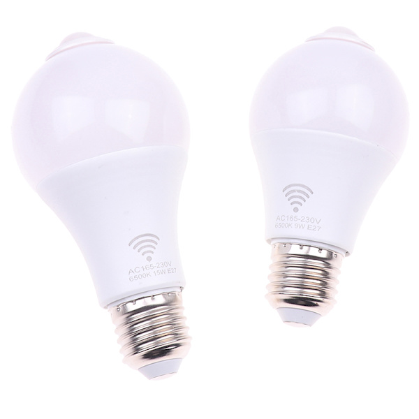 E27 PIR-liiketunnistinlamppu 5W 9W 15W LED-polttimo liiketunnistimella 2(9W induction)