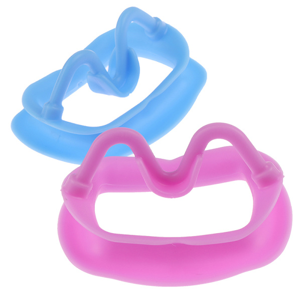1X Dental Silicone Ortodontic Cheek Retracor Tooth Intraoral L Pink