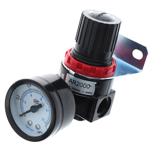 AR2000 Luftstyringskompressor Trykmåler Aflastningsregulering one size