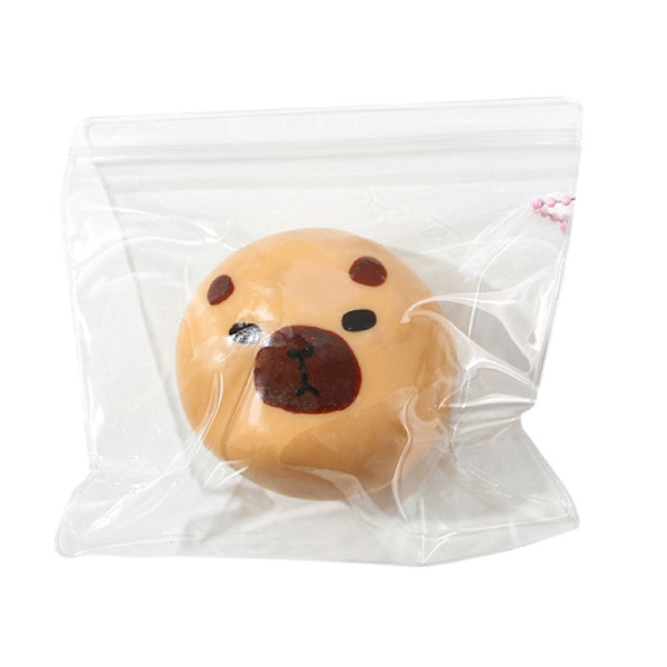 e Cartoon Capybara  leketøy Barn Elastisk Rebound Leker Gaver One Size