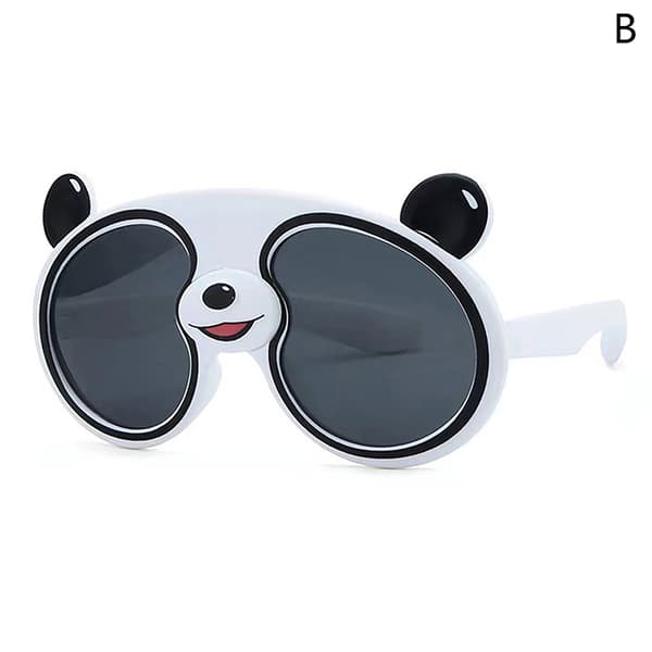 Barnsolglasögon Tecknad Pandaform Mode Solglasögon Tr D