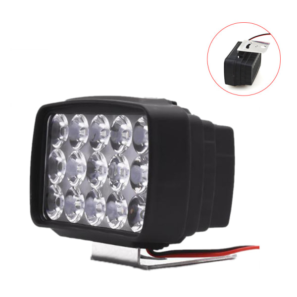 Motorcykel Forlygte Spot Light 15 LED 1000LM Motos ATV UTV Sco Black