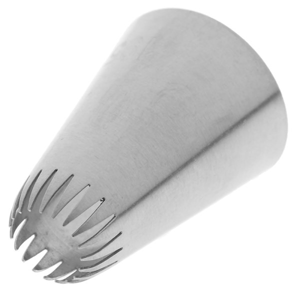 #195 Kakehode Metall Icing Piping Munnstykker Rustfri stålkake one size