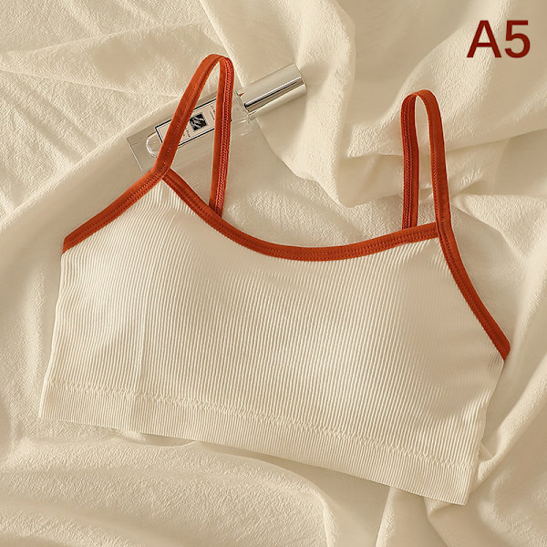 Saumattomat urheilurintaliivit Selkänojattomat olkaimettomat rintaliivit Push Up Bralette Orange