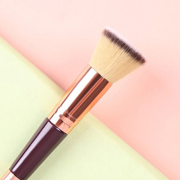 1 Stk Double-Ended Makeup Brush Foundation Concealer Brush Beaut one size