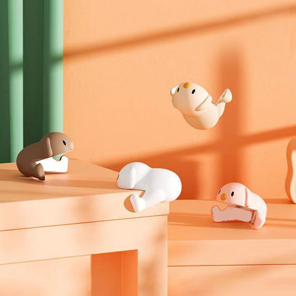 Baby sarjakuva Turvallinen Pentupöydän Kulmasuoja Turvallinen Pehmeä Sili Beige