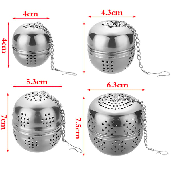 Kugle-tefilter i rustfrit stål, kugle-tefilter, netfilter, si C