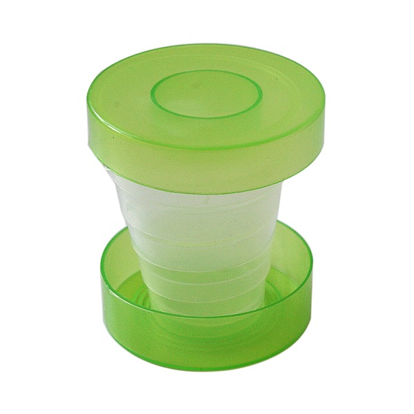 Hopfällbar plastkopp Teleskopisk hopfällbar utomhus resecampi