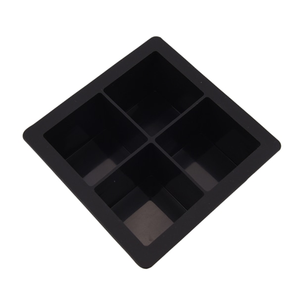 Giant silikon isbit firkantet Jumbo King Size Big Black Mold Black