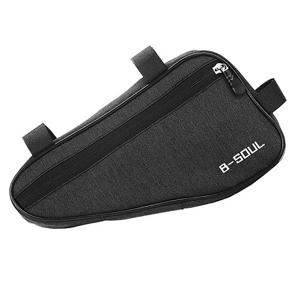 Cykel Cykeltaske Vandtæt Trekant Cykeltaske Front Tube Ramme Black