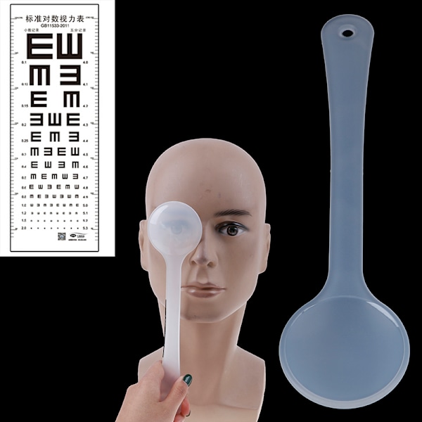 Professional eye occluder forsted occluder white optical optome one size