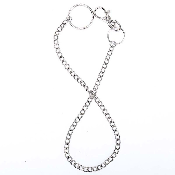 38 cm pung bælte ring Clip Chain Punk Bukser Hipster Jean Key