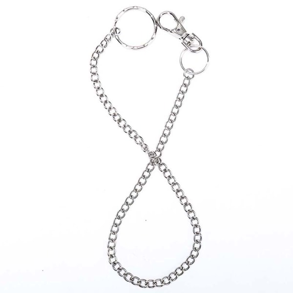 38cm Lommebok Belte Ring Clip Chain Punk Bukser Hipster Jean Key