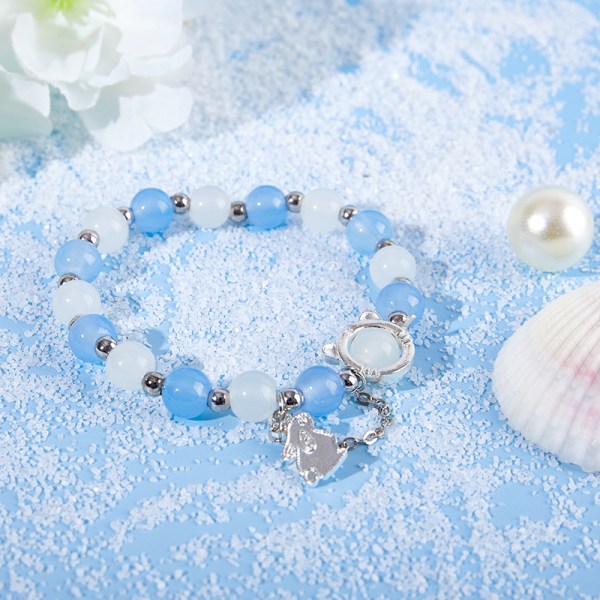 Vedhæng Opal Perlearmbånd Ins Style Lucky Crystal Hånd Stri one size