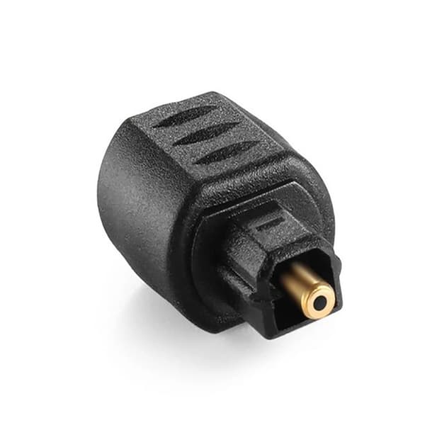 Mini Optisk O Adapter 3,5 mm Hunn Jack Til Digital Square Opti onesize