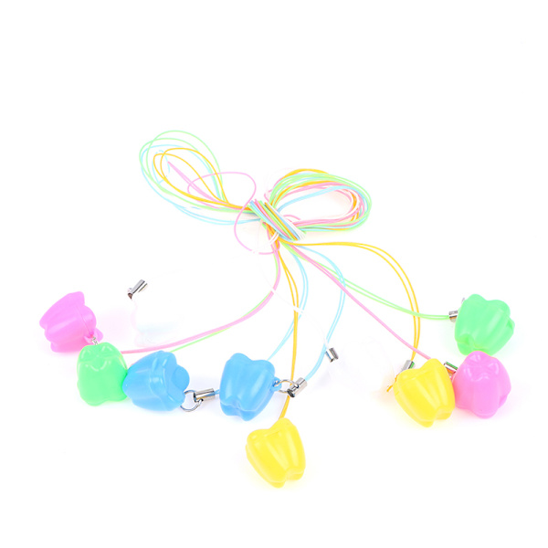 10 stk Farverig Baby Børn Tand Opbevaringsboks Organizer Milk Keep one size