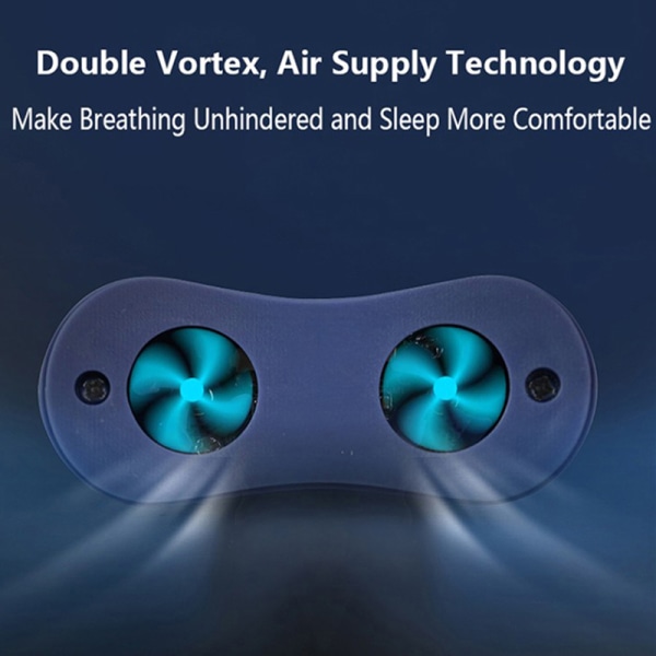 Elektrisk anti-snorking forebygging Elektronisk enhet Sleep Stop S Blue